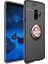 Jopus Samsung Galaxy J4 Kılıf Ultra Korumalı Yüzüklü Standlı Ravel Silikon - (Siyah - Rose Gold) + Cam Ekran Koruyucu 1