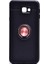 Jopus Samsung Galaxy J4 Plus Kılıf Ultra Korumalı Yüzüklü Standlı Ravel Silikon - (Siyah - Rose Gold) + Nano Ekran Koruma 1