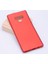 Jopus Samsung Galaxy Note 9 Mat Premium Silikon Kılıf - Kırmızı 1