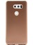Jopus LG V30 Mat Peremium Silikon Kılıf - Gold + Nano Ekran Koruyucu 1