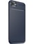 Jopus Apple iPhone 8 Kılıf Karbon Desenli Lux Negro Silikon - Lacivert 1