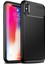 Jopus Apple iPhone XS Max Kılıf Karbon Desenli Lux Negro Silikon - Siyah 1