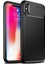 Jopus Apple iPhone XS Kılıf Karbon Desenli Lux Negro Silikon - Siyah + Nano Ekran Koruyucu 1