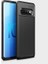 Jopus Samsung Galaxy S10 Kılıf Karbon Desenli Lux Negro Silikon - Siyah + Full Body Ekran Koruyucu 1
