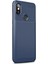 Jopus Xioami Mi A2 Lite Kılıf Karbon Desenli Lux Negro Silikon - Lacivert + Nano Ekran Koruyucu 1