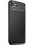 Jopus Apple iPhone 8 Kılıf Karbon Desenli Lux Negro Silikon - Siyah + Full Body Ekran Koruyucu (Ön Arka) 1