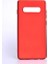 Jopus Samsung Galaxy S10 Mat Premium Silikon Kılıf - Kırmızı + Full Body Ekran Koruyucu (Ön - Arka) 1