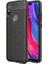 Jopus Xioami Redmi Note 6 Pro Kılıf Deri Desenli Lüx Niss Silikon - Siyah 1