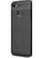 Jopus General Mobile GM 8 Go Kılıf Deri Desenli Lüx Niss Silikon - Siyah 1