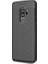 Jopus Samsung Galaxy S9 Plus Kılıf Deri Desenli Lüx Niss Silikon - Siyah + 3D Ekran Koruyucu 1