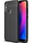 Jopus Xioami Mi A2 Lite Kılıf Deri Desenli Lüx Niss Silikon - Siyah + Nano Ekran Koruyucu 1
