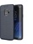 Jopus Samsung Galaxy S9 Kılıf Deri Desenli Lüx Niss Silikon - Lacivert + Pet Ekran Koruyucu 1