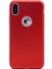 Jopus Apple iPhone XS Max Mat Premium Silikon Kılıf - Kırmızı + 5D Nano Ekran Koruyucu 1
