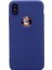 Jopus Apple iPhone X Ultra İnce Mat Silikon - Lacivert + 5D Nano Ekran Koruyucu 1