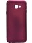 Jopus Samsung Galaxy J4 Plus Mat Premium Silikon - Bordo + 5D Nano Ekran Koruyucu 1