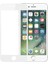 Jopus Apple iPhone 8 Kılıf Ultra İnce Mat Silikon - Siyah + 5D Nano Ekran Koruyucu Beyaz 2