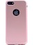 Jopus Apple iPhone 8 Kılıf Ultra İnce Mat Silikon - Rose + 5D Nano Ekran Koruyucu Beyaz 1