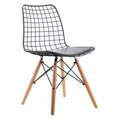 Ratolye Ahşap Ayaklı Tel Sandalye Tel2 Fiyatı