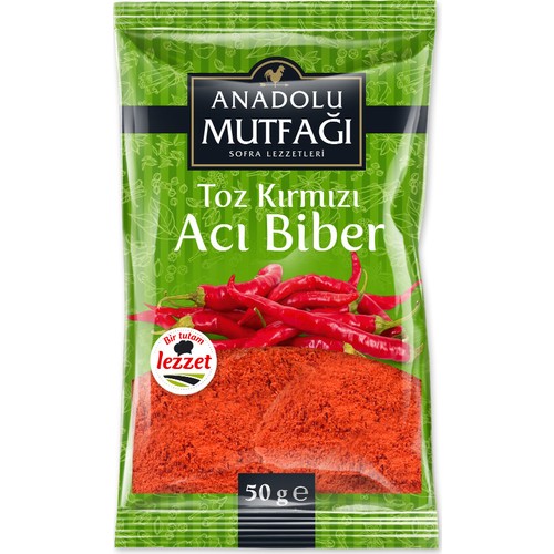 Anadolu Mutfagi Aci Toz Kirmizi Biber 50 Gr Fiyati