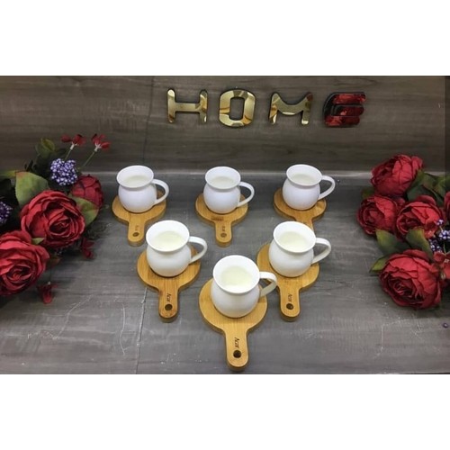 Acar Bambu Sunumlu 6lı Kahve Fincanı Fiyatı Taksit Seçenekleri
