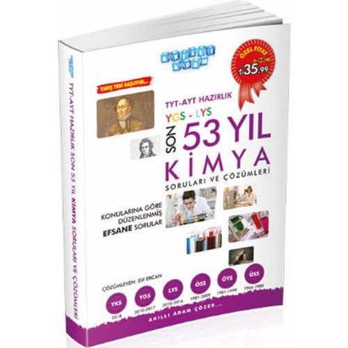 Tyt Ayt Hazirlik Son 53 Yil Kimya Cikmis Sorular Ve Kitabi
