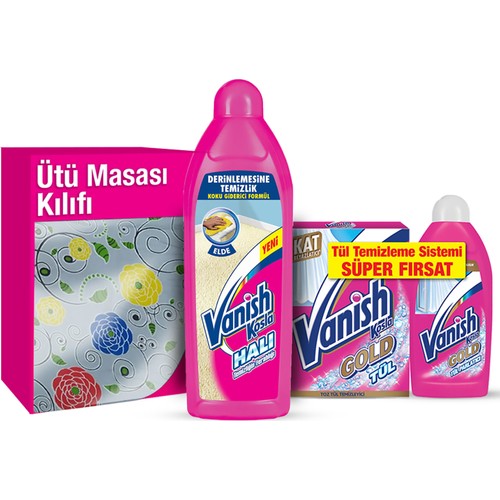 Vanish Kosla Tül Toz 450 gr + Tül Parlatıcı 500 ml + Vanish Fiyatı