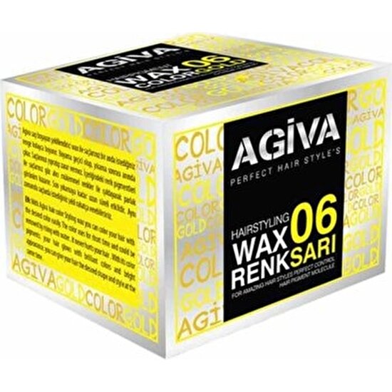 Agiva Hairstyling Wax 06 Sarı - 120 gr