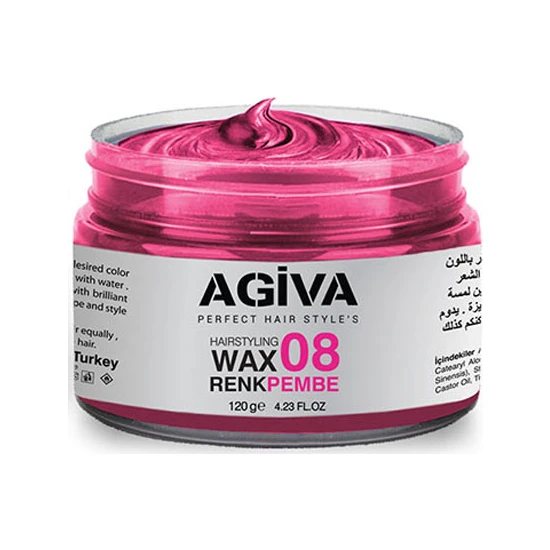 Agiva Hairstyling Wax 08 Pembe- 120 gr