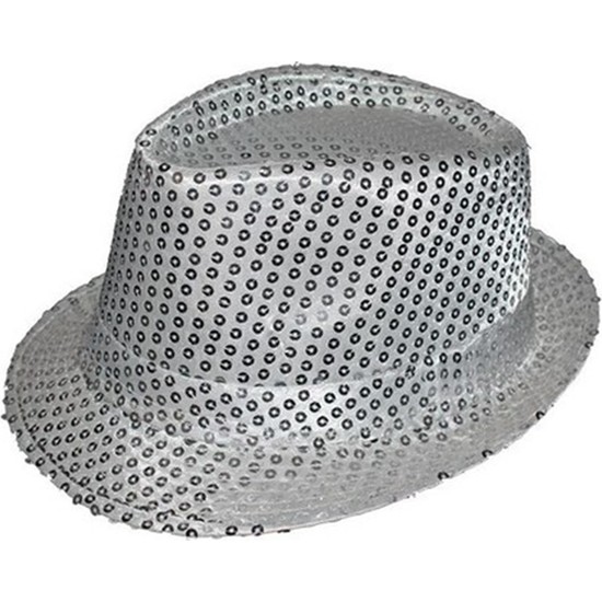 Party Shop Pullu Şapka Gümüş