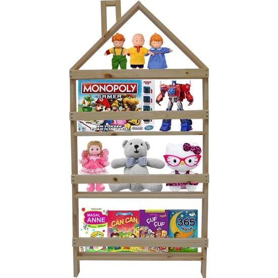Köşk Mobilya Montessori Raf Kitaplık 5�Li Fiyatı