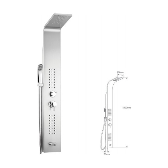 Mistillo Panel Duş Sistemi - Mxp02