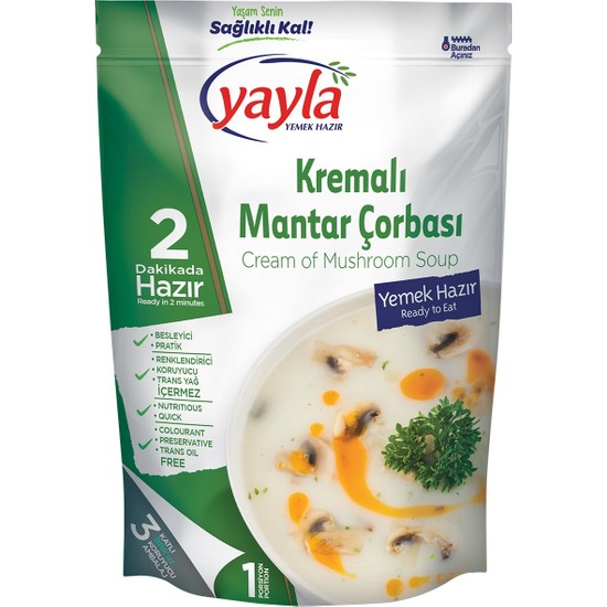 Yayla Hazır Kremalı Mantar Çorbası 250 gr