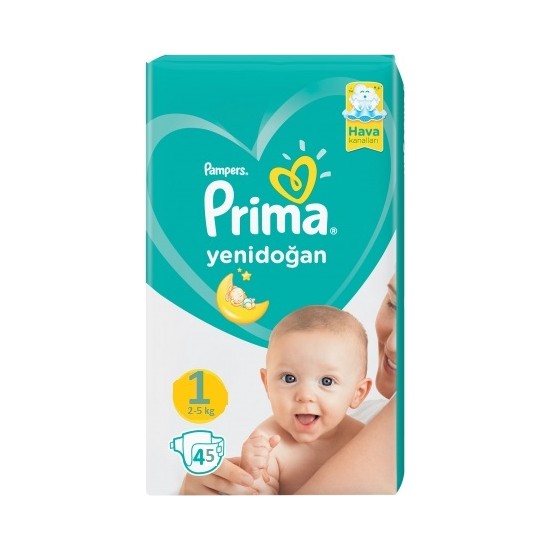 Prima Bebek Bezi Aktif Bebek 1 Beden 45 Adet Fiyatı