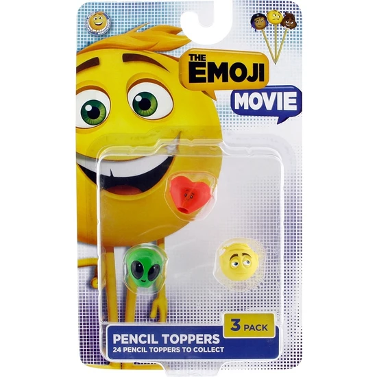 Giochi Preziosi Emoji Movie 3'lü Kalem Süsü Model 6