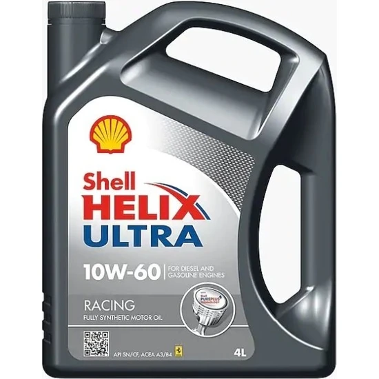 Shell Helix Ultra Racing 10W-60 4 Litre Motor Yağı ( Üretim Yılı: 2023 )