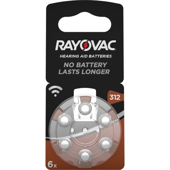 Rayovac Hearing Aid Batteries 312 Numara Blister İşitme Fiyatı