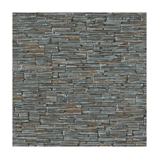 Dekor New Art 1005C Gri Taş Desenli Duvar Kağıdı Fiyatı