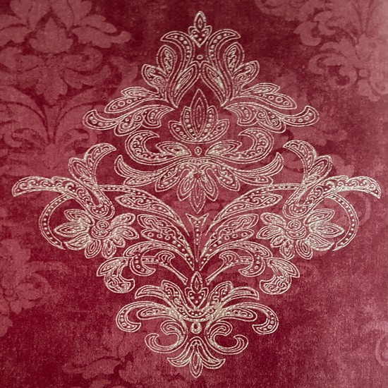 Golden Flamingo 18154 Bordo Damask Desenli Duvar Kağıdı Fiyatı