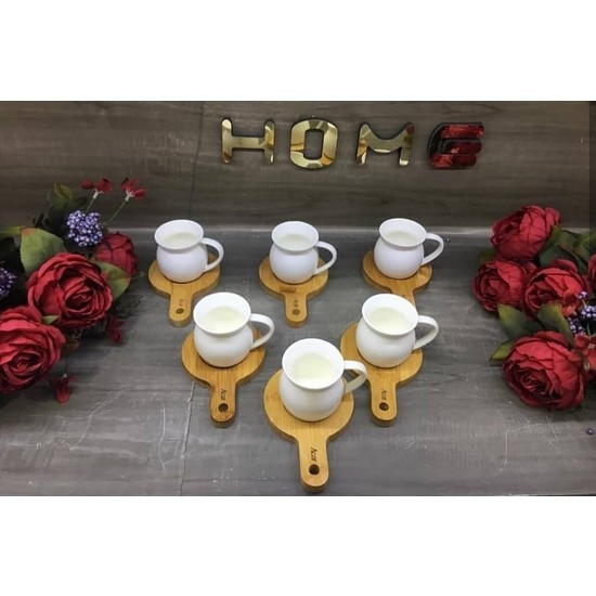 Acar Bambu Sunumlu 6lı Kahve Fincanı Fiyatı Taksit Seçenekleri