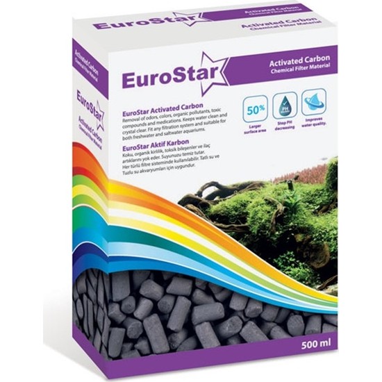 Eurostar Aktif Karbon Filtre Malzemesi 500 ml