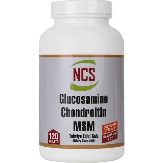 NCS Glucosamine Chondroitin MSM Hyaluronic Acid Bosvella 120 Fiyatı