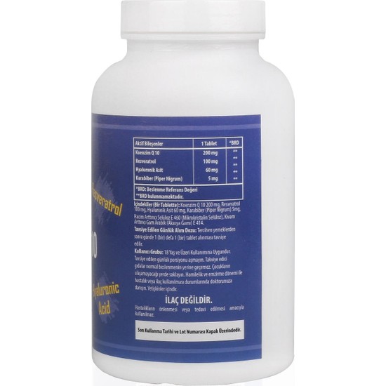 Ncs Coenzyme Q10 200 Mg Resveratrol Hyaluronic Acid Koenzim Fiyatı
