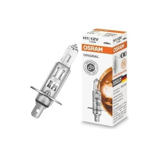 Osram 64150 H1 Ampul 12 Volt 55W Made In Germany