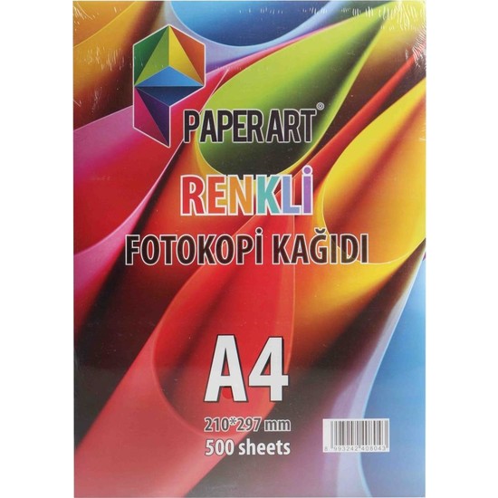 Paperart Paperart A4 Fotokopi Kagidi Renkli 500 lü Paket Fiyatı