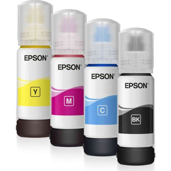 Epson 103 4 Renk Takım Mürekkep L3110/L3111/L3150/L3151/L4150/L6190/L6160/L4160 Kutusuz