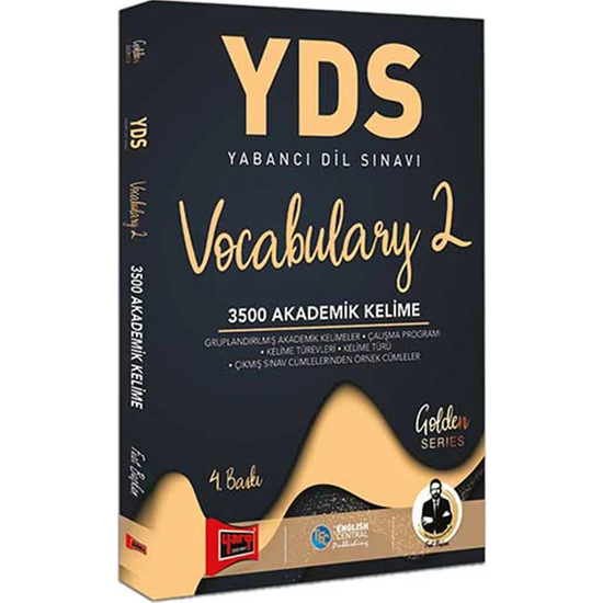 Yargı Yayınevi YDS Vocabulary 2 3500 Akademik Kelime