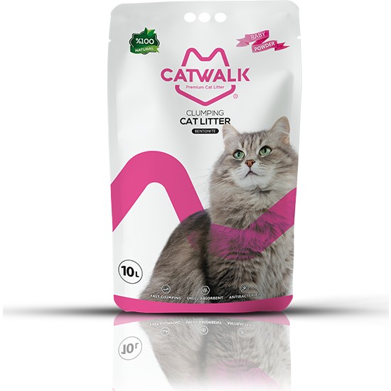 Catwalk Bebek Pudralı Kedi Kumu 10 LT. Fiyatı Taksit Seçenekleri