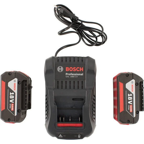 Bosch Profesionel Akü Seti 18V GAL 1880 CV + 2x GBA 18V 5.0Ah