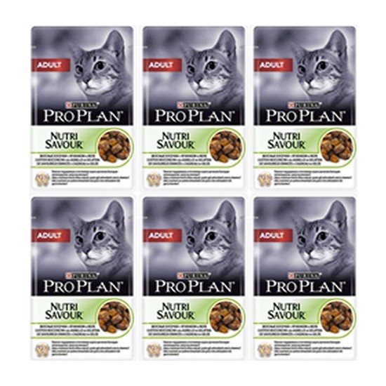 Pro Plan Nutri Savour Kuzu Etli Yaş Kedi Maması 85 gr (6 Al Fiyatı