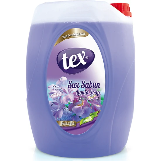 TEX SIVI EL SABUNU LİLA 5 LİTRE